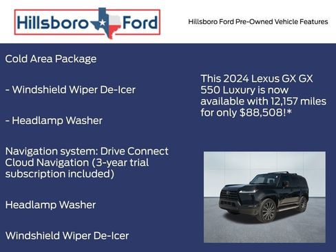 Used 2024 Lexus GX 550 550 Luxury w/ Accessory Package (Z1) image 4