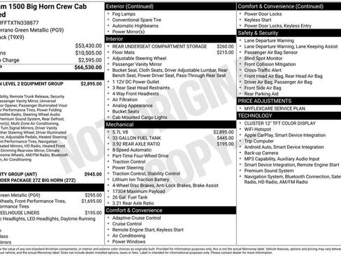 New 2026 RAM 1500 Big Horn AWD/4WD image 7