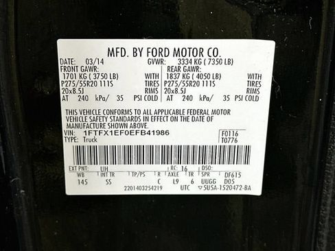 Used 2014 Ford F150 STX w/ Equipment Group 201A Mid AWD/4WD image 33