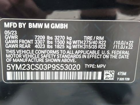Used 2023 BMW XM AWD/4WD image 30