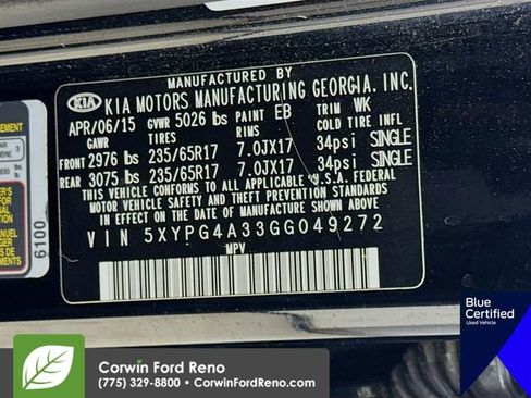 Used 2016 Kia Sorento LX image 33