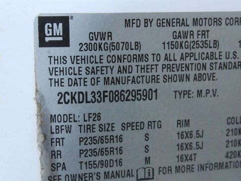 Used 2008 Pontiac Torrent 2WD image 7