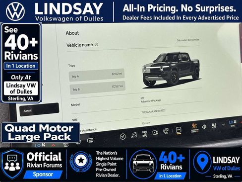 Used 2022 Rivian R1T Adventure AWD/4WD image 24