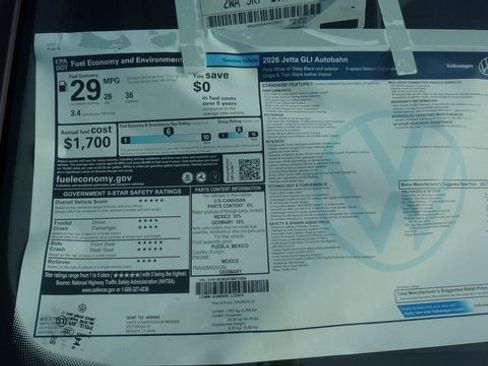 New 2026 Volkswagen Jetta GLI Autobahn image 4