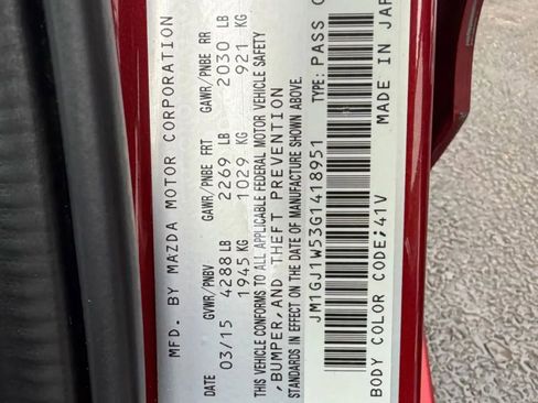 Used 2016 MAZDA MAZDA6 Grand Touring image 33