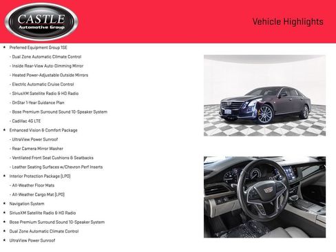 Used 2018 Cadillac CT6 Luxury AWD/4WD image 3