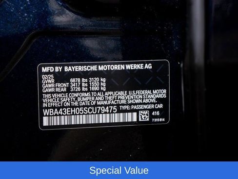 Used 2025 BMW 750e xDrive w/ Executive Package AWD/4WD image 24