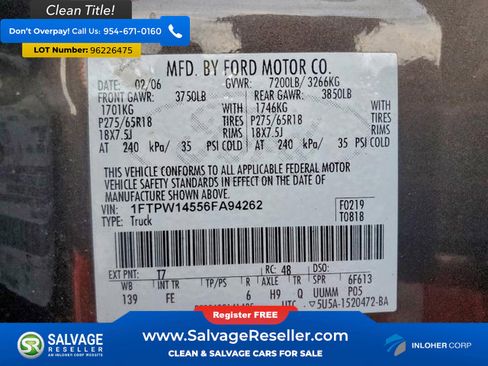 Used 2006 Ford F150 4x4 SuperCrew image 16