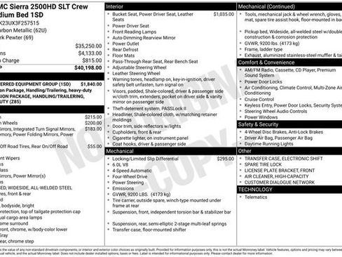 Used 2003 GMC Sierra 2500 SLT w/ SLT Preferred Equipment Group AWD/4WD image 17