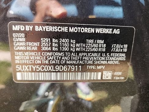 Used 2020 BMW X3 xDrive30i w/ Convenience Package image 8