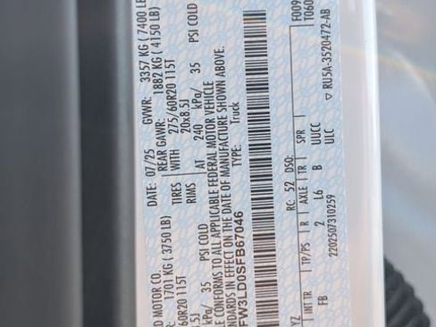 New 2025 Ford F150 XLT w/ Equipment Group 302A MID image 30