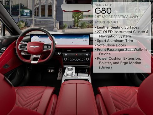 New 2026 Genesis G80 2.5T Sport Prestige image 18