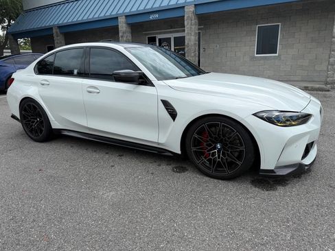 Used 2024 BMW M3 w/ M Carbon Exterior Package RWD image 12