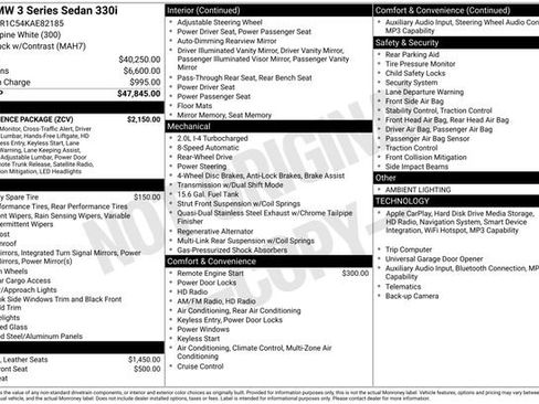 Used 2019 BMW 330i Sedan w/ Convenience Package RWD image 5