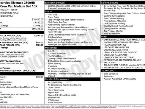 Used 2024 Chevrolet Silverado 2500 Custom w/ Custom Value Package AWD/4WD image 6