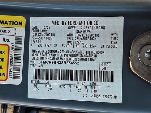 New 2025 Ford Bronco Sport Big Bend w/ Convenience Package image 17