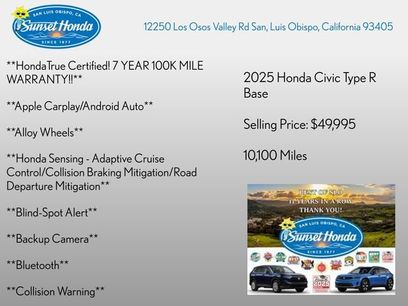 Used 2025 Honda Civic Type R