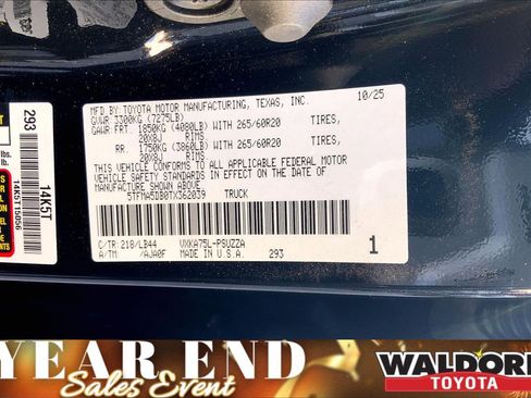 New 2026 Toyota Tundra 1794 Edition image 17