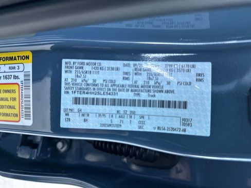 New 2025 Ford Ranger XLT w/ Black Appearance Package image 30