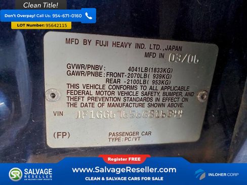 Used 2006 Subaru Impreza 2.5i image 16