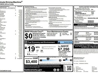 Used 2024 BMW M850i xDrive M850i xDrive w/ M Sport Professional Package