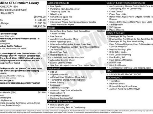 New 2024 Cadillac XT6 Premium Luxury image 9