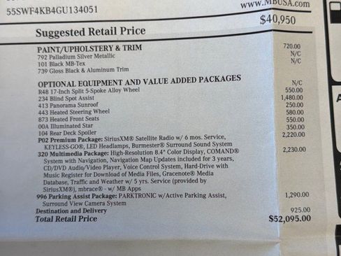 Used 2016 Mercedes-Benz C 300 4MATIC Sedan image 54