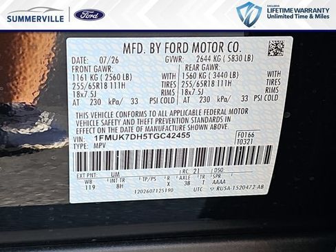 New 2026 Ford Explorer Active RWD image 38