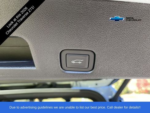 New 2026 Chevrolet Traverse Z71 w/ Enhanced Driving Package image 10
