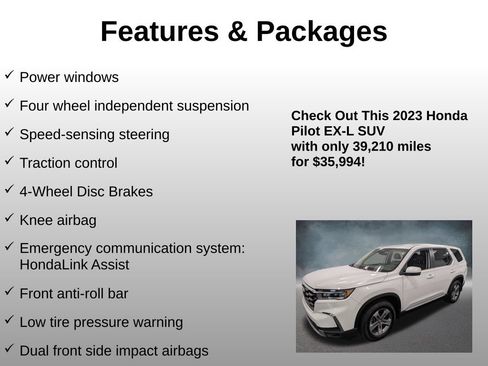Used 2023 Honda Pilot EX-L image 12