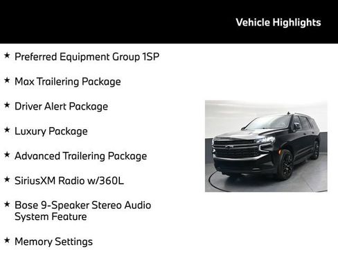 Used 2022 Chevrolet Tahoe RST w/ Luxury Package AWD/4WD image 5