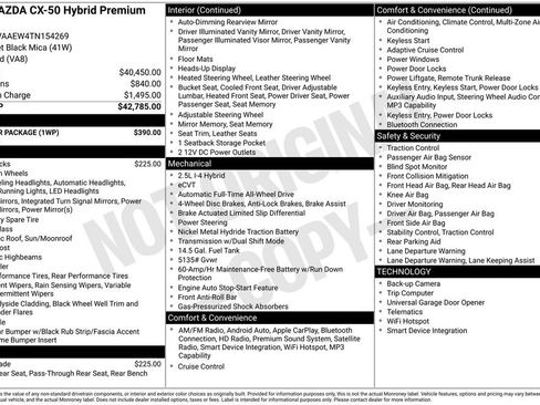 New 2026 MAZDA CX-50 2.5 Hybrid w/ Weather Package image 22