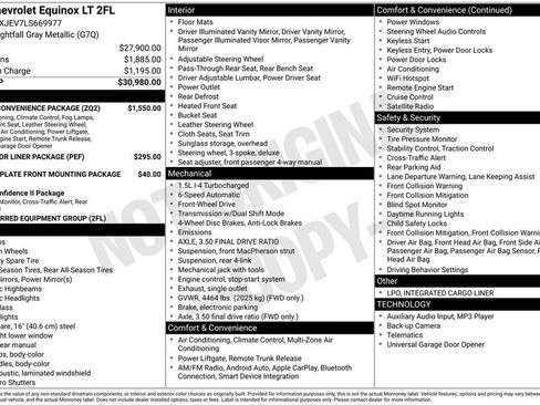 Certified 2020 Chevrolet Equinox LT w/ Driver Convenience Package image 3