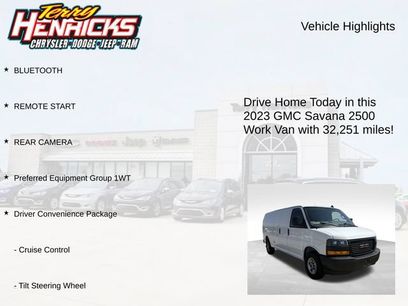 Used 2023 GMC Savana 2500 Extended w/ Driver Convenience Package