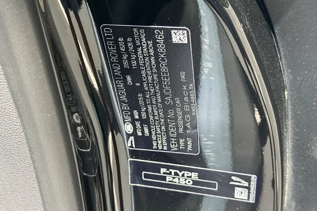 Used 2024 Jaguar F-TYPE R-Dynamic RWD image 28