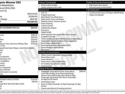 Used 2006 Toyota 4Runner SR5 w/ Preferred Accessory Pkg AWD/4WD image 7
