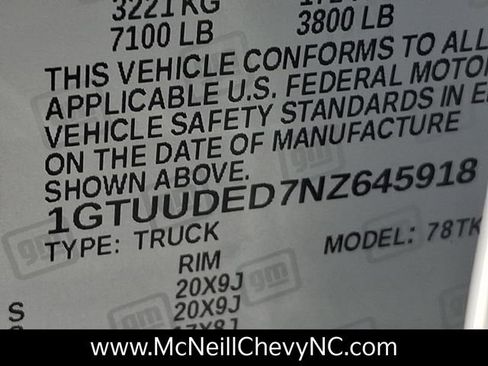 Used 2022 GMC Sierra 1500 SLT w/ SLT Convenience Package image 28