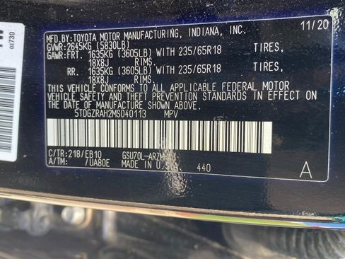 Used 2021 Toyota Highlander XLE FWD image 22