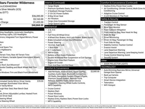 Used 2025 Subaru Forester Wilderness image 3