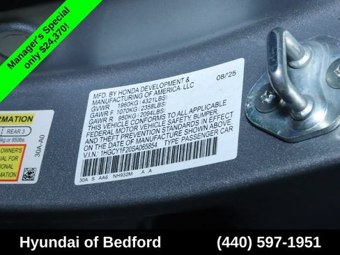 Used 2025 Honda Accord LX image 22