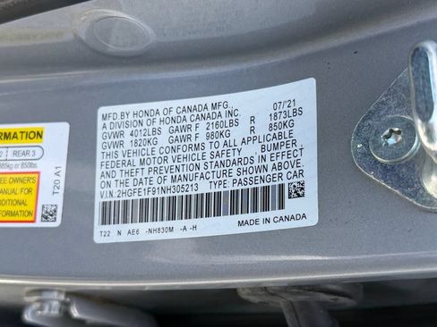 Used 2022 Honda Civic Touring image 30