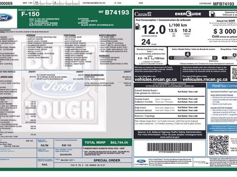 Used 2021 Ford F150 XLT w/ Equipment Group 302A High AWD/4WD image 44