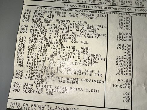 Used 1987 Cadillac Brougham RWD image 39