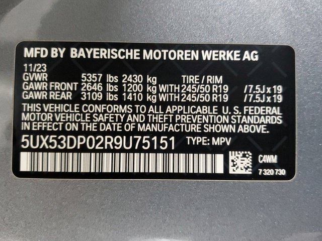 Used 2024 BMW X3 xDrive30i w/ Premium Package AWD/4WD image 41