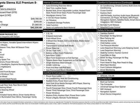 Used 2018 Toyota Sienna XLE Premium image 6