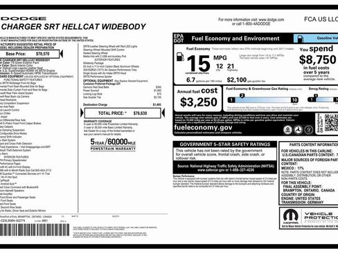 Used 2021 Dodge Charger SRT Hellcat image 3