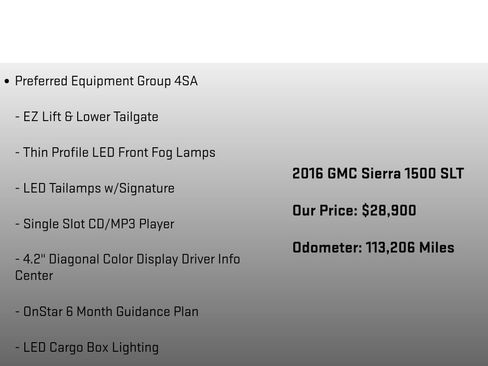 Used 2016 GMC Sierra 1500 SLT w/ All-Terrain Package AWD/4WD image 24