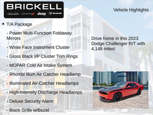 Used 2023 Dodge Challenger R/T w/ T/A Package RWD image 15