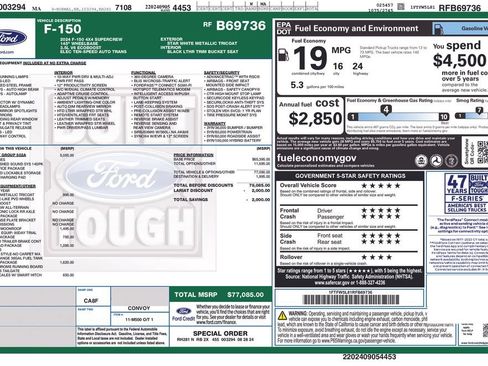 Used 2024 Ford F150 Lariat w/ Equipment Group 502A High AWD/4WD image 33