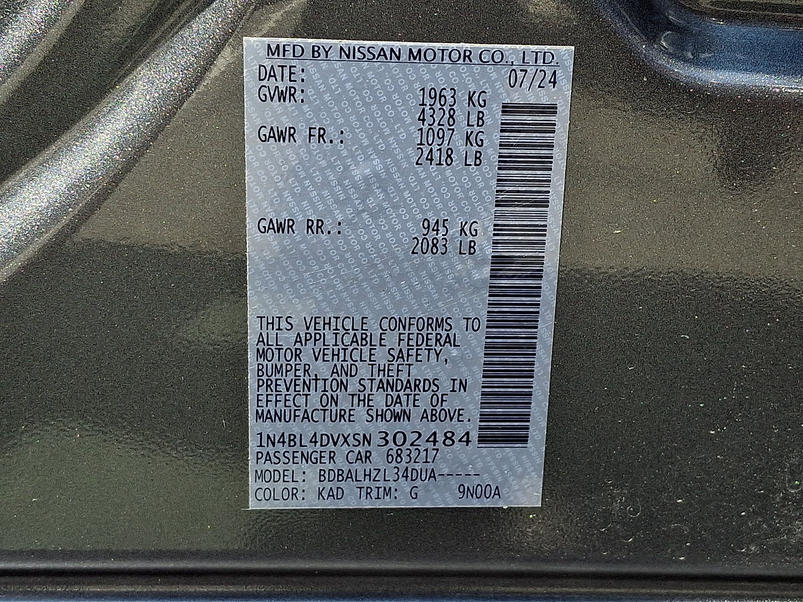 Used 2025 Nissan Altima 2.5 SV FWD image 28